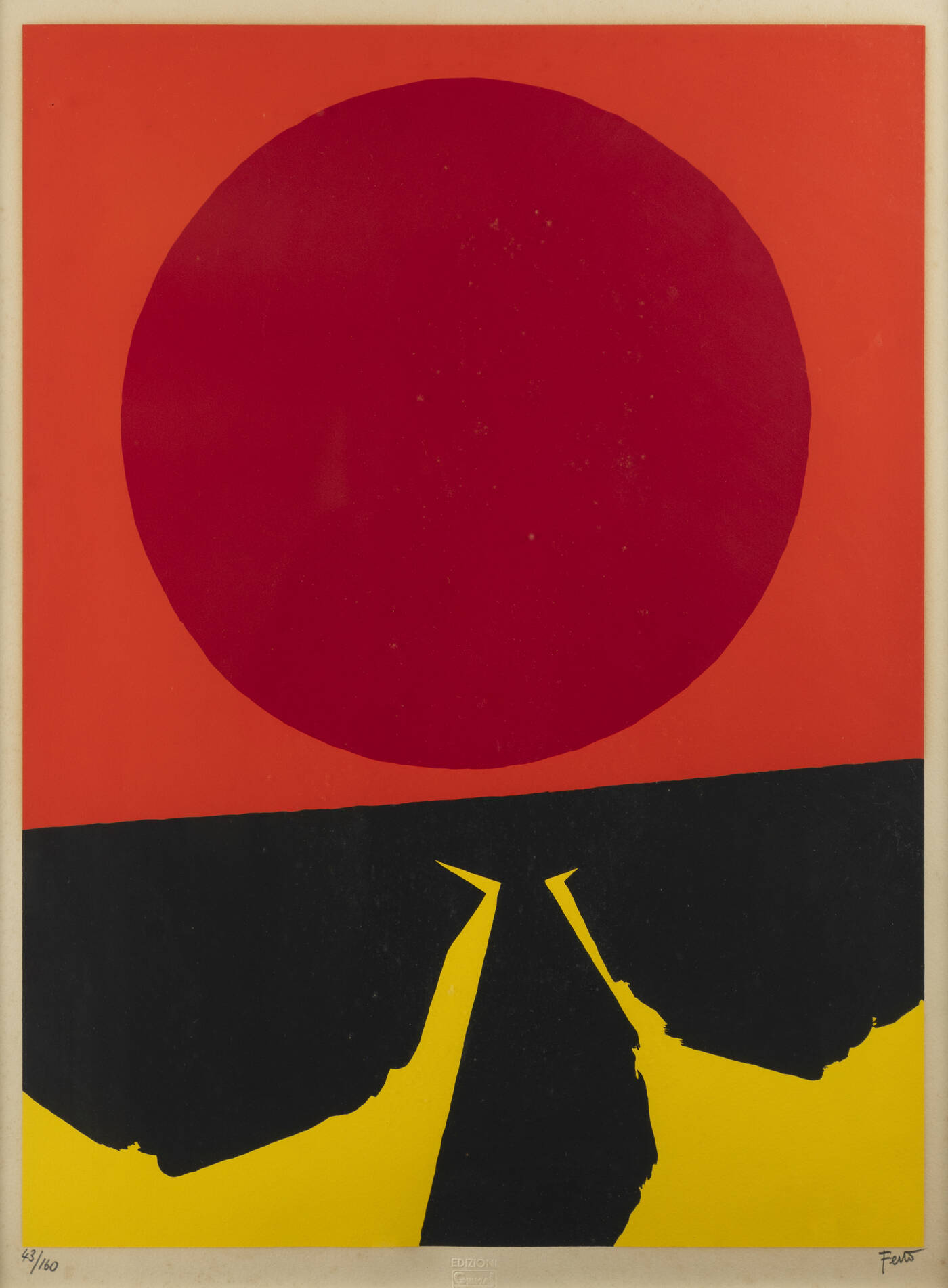 LUIS LOPEZ FEITO - 'Composizione XI' 1970 circa