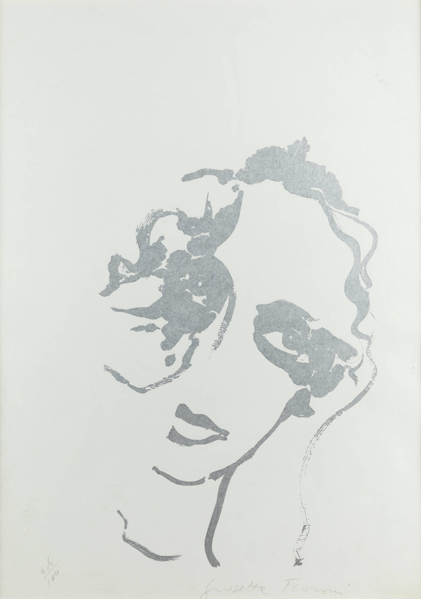 GIOSETTA FIORONI - 'Senza titolo' 1970 circa