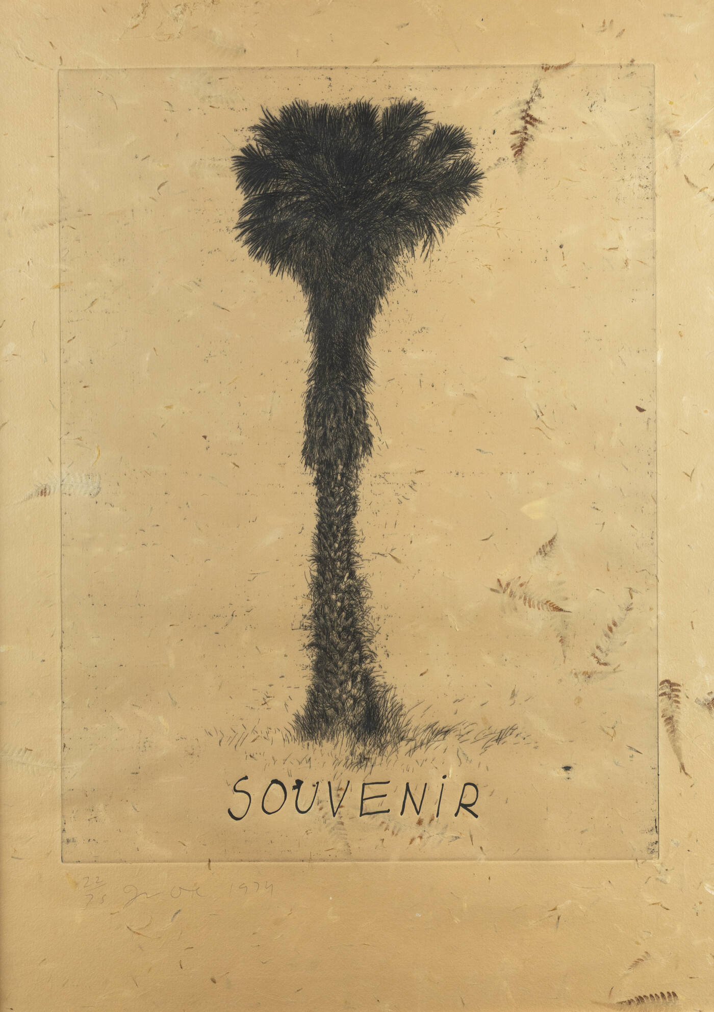 JIM DINE - 'Souvenir' 1974