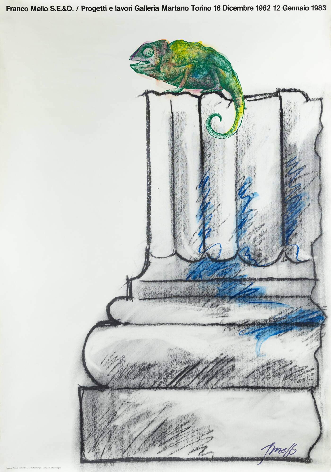 FRANCO MELLO - 'Franco Mello S.E.&O. Progetti e lavori' 1983