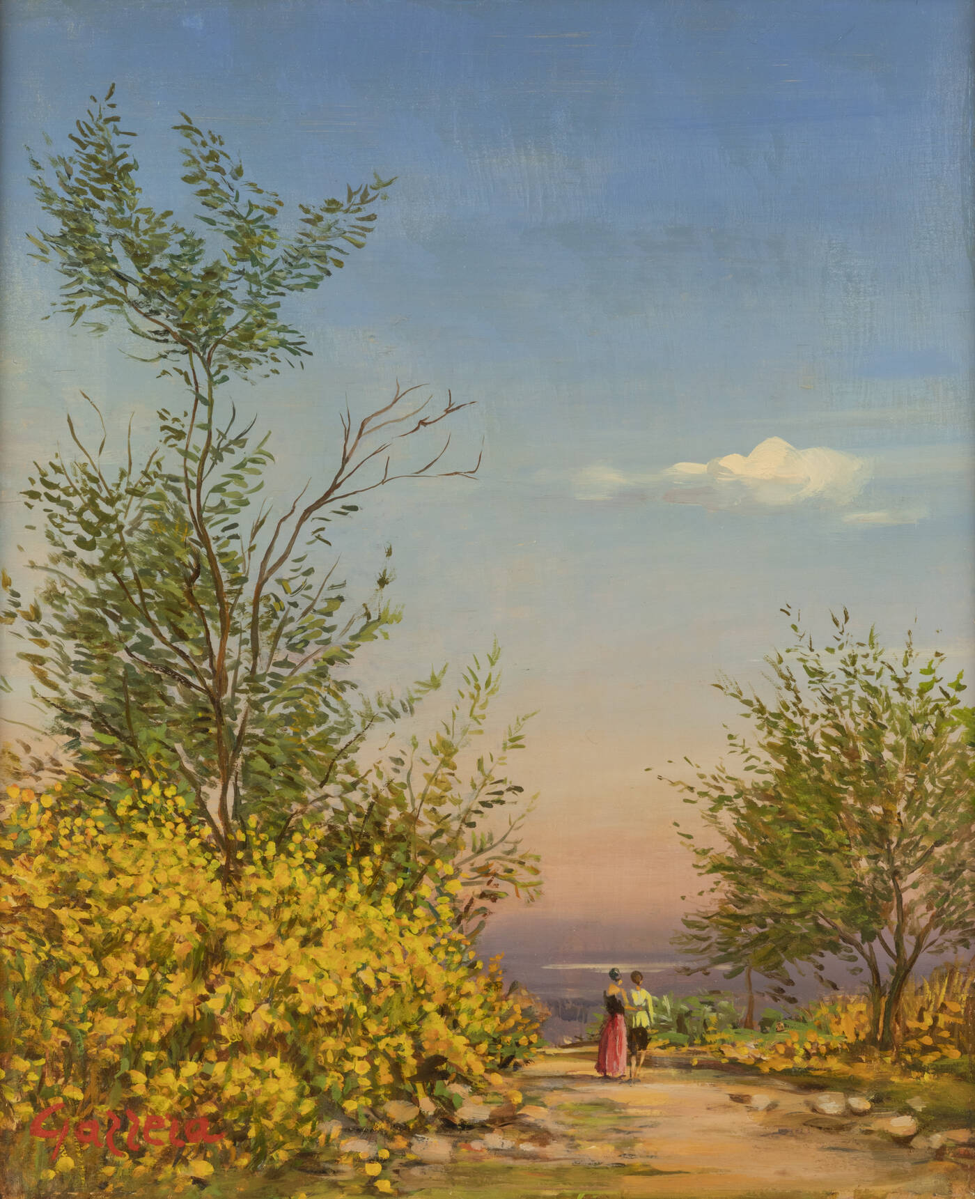 ROMANO GAZZERA - ''Ginestre sulla Lezza'', 1979