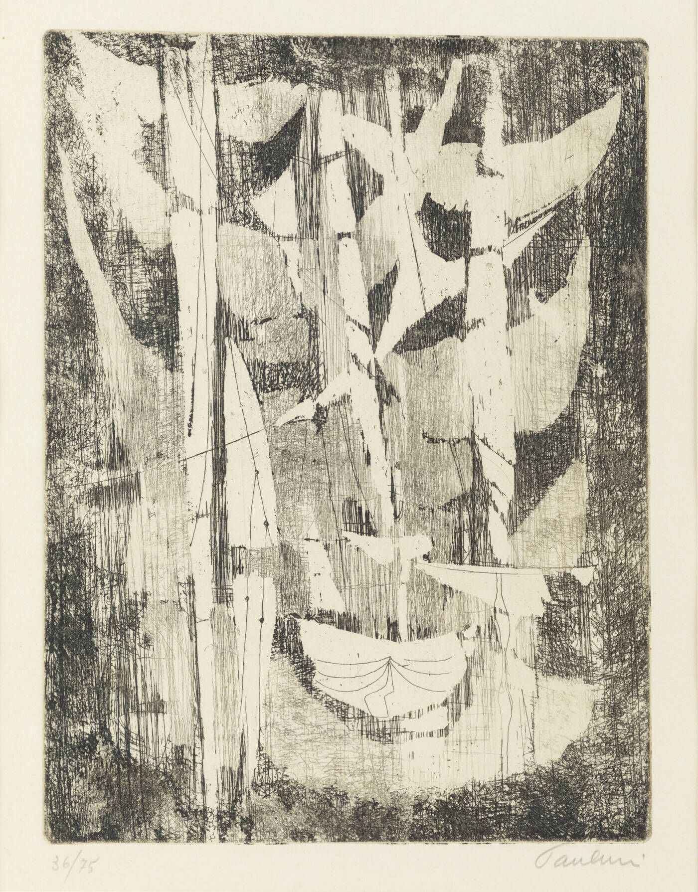 ENRICO PAULUCCI - 'Reti e vele' 1962