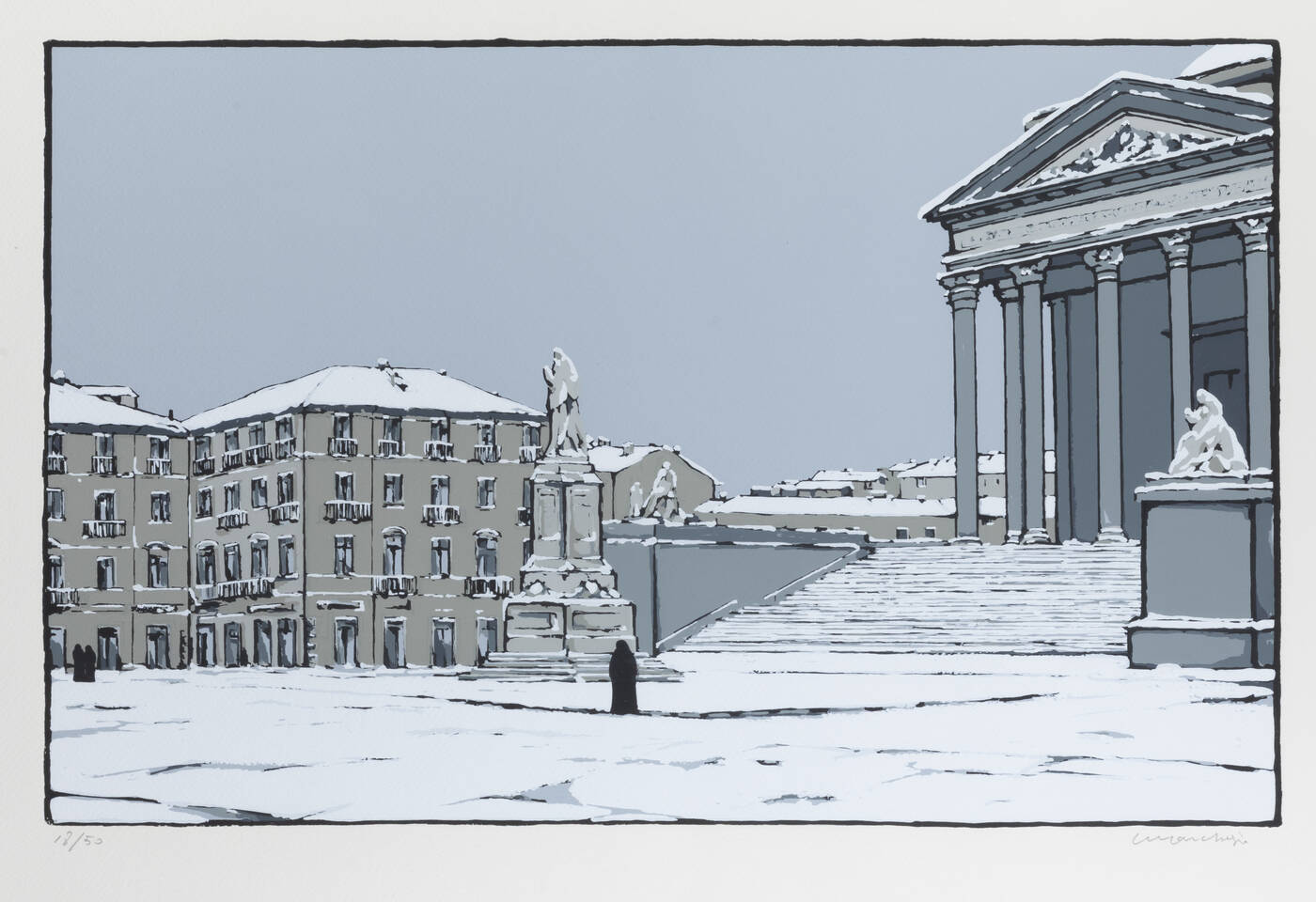 GUGLIELMO MARCHISIO - 'Veduta della Gran Madre'