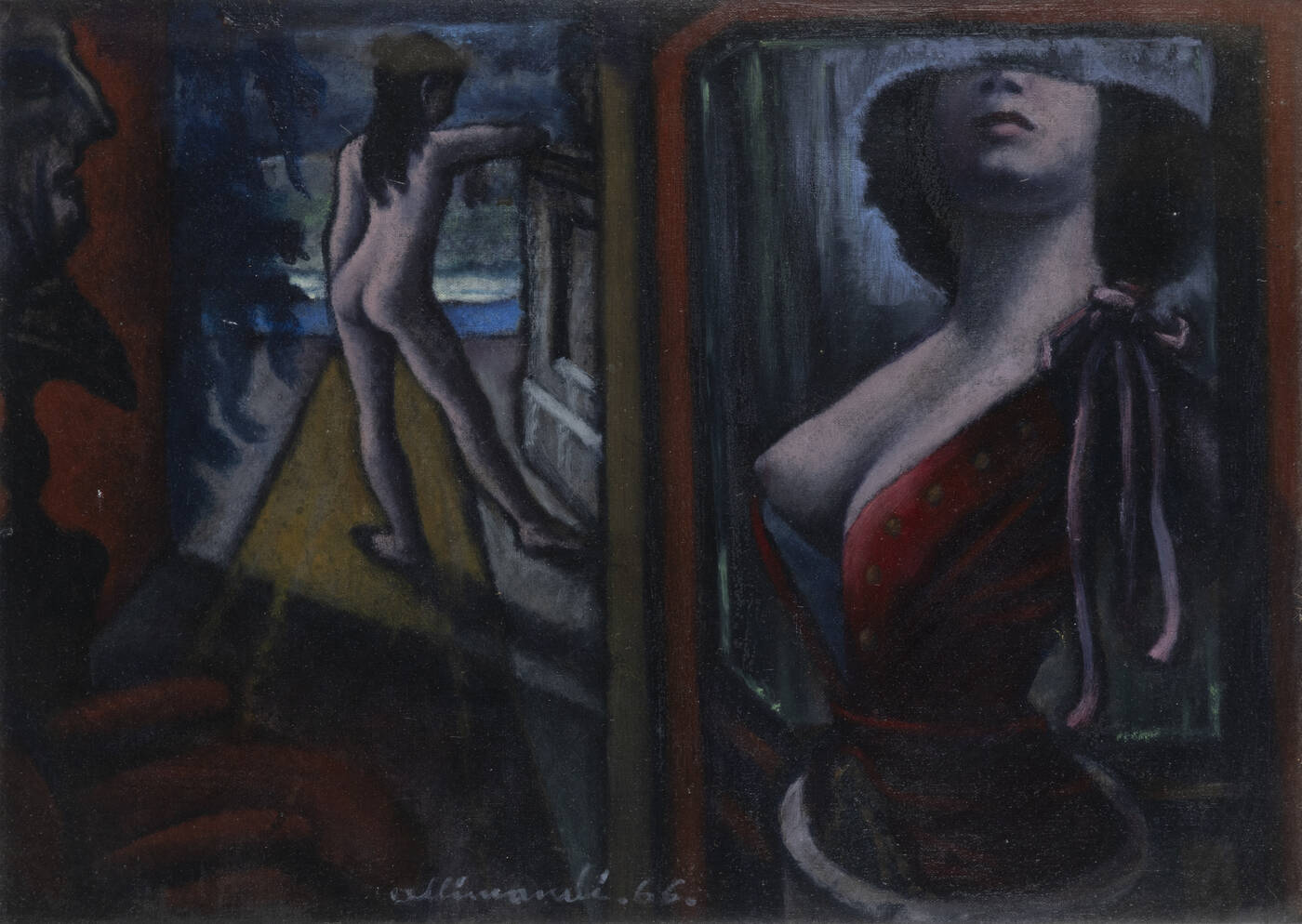 ENRICO ALIMANDI - 'La vecchia villa' 1966