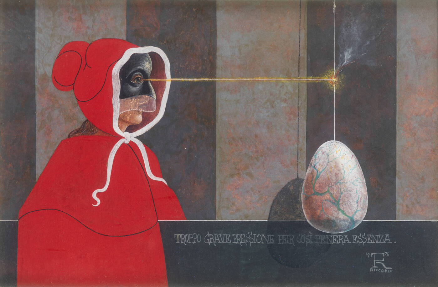 FABRIZIO RICCARDI - 'Troppo grave pressione per così tenera essenza' dicembre 1976