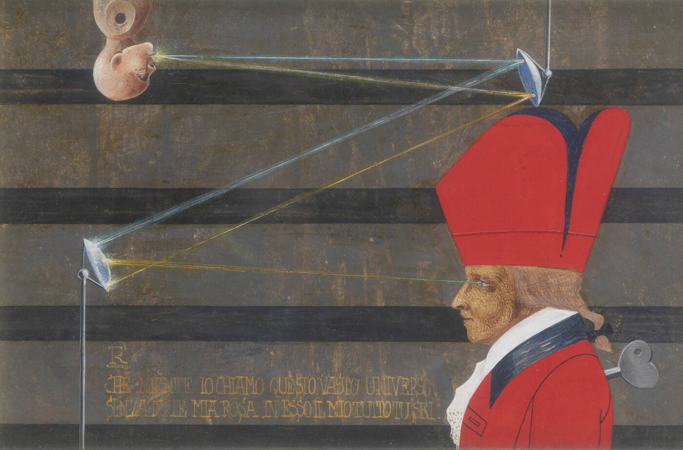 FABRIZIO RICCARDI - 'Ché niente io chiamo questo vasto universo senza di te mia rosa in esso il mio tutto tu sei' 1977