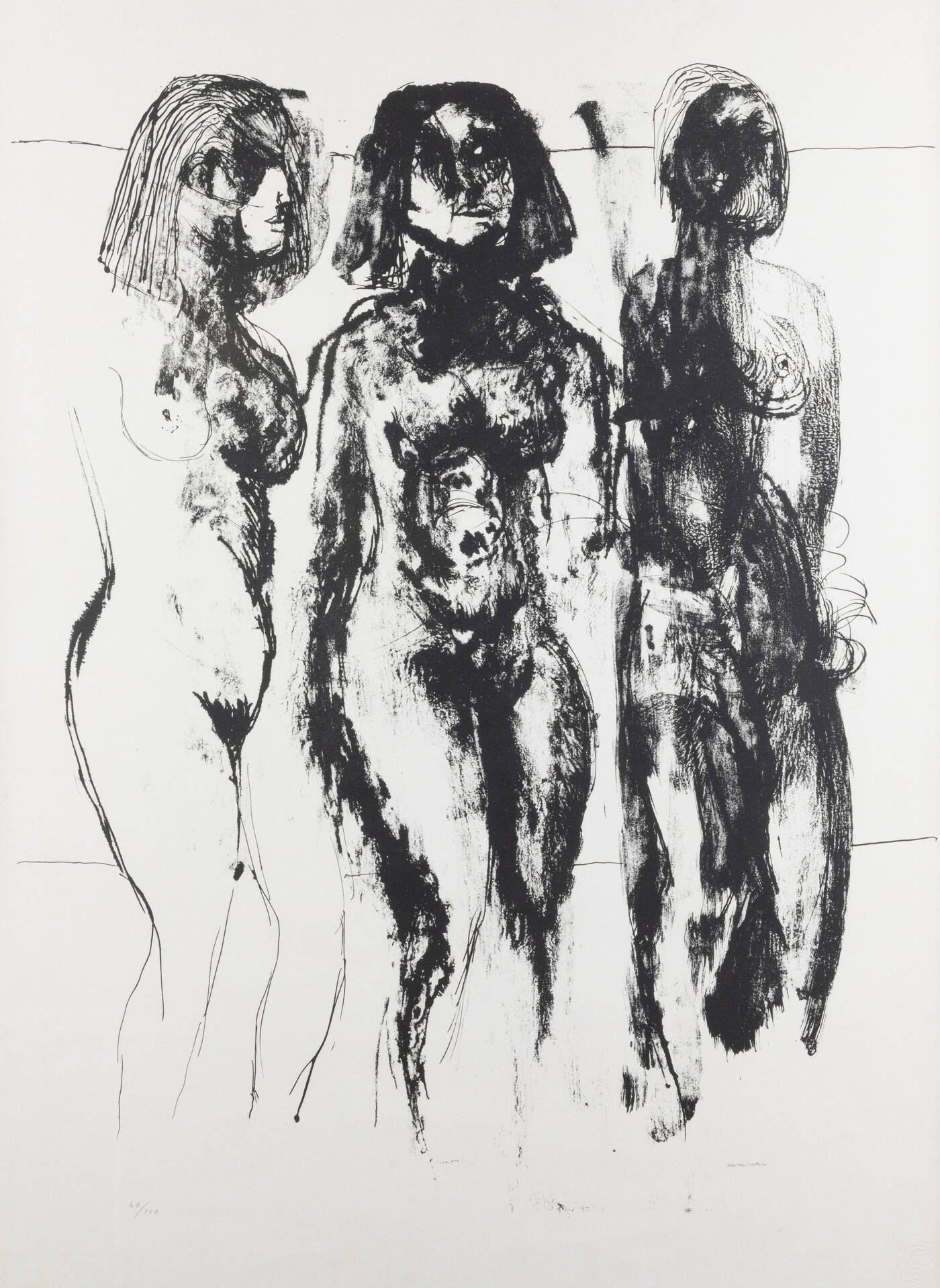 BRUNO CASSINARI - 'Tre figure'