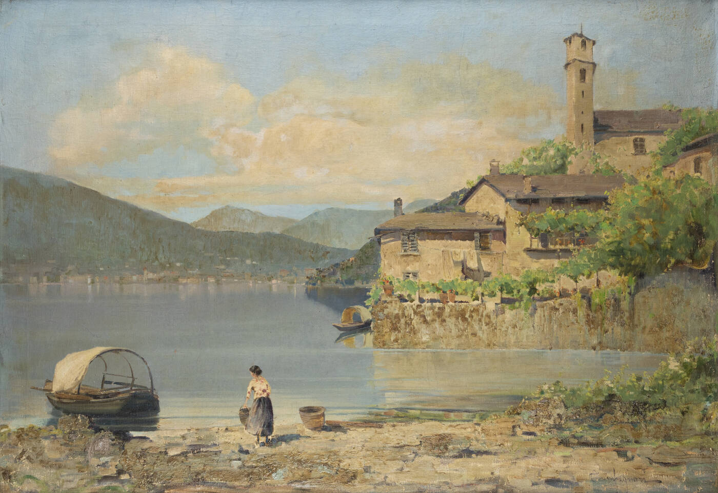 OTTORINO CAMPAGNARI - 'Lago Maggiore'