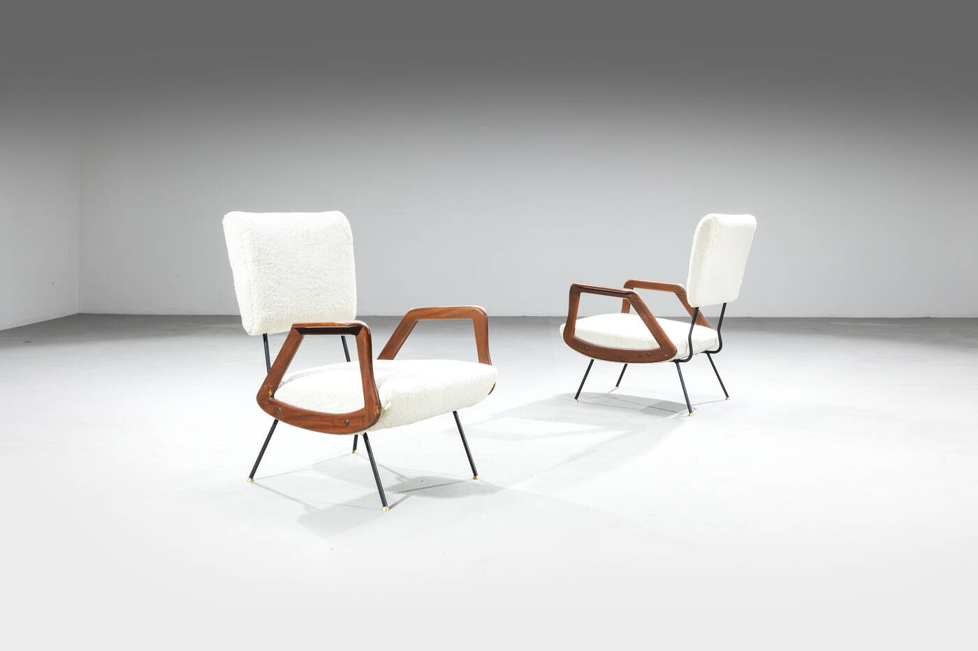 VITTORIO DASSI - Coppia di poltrone