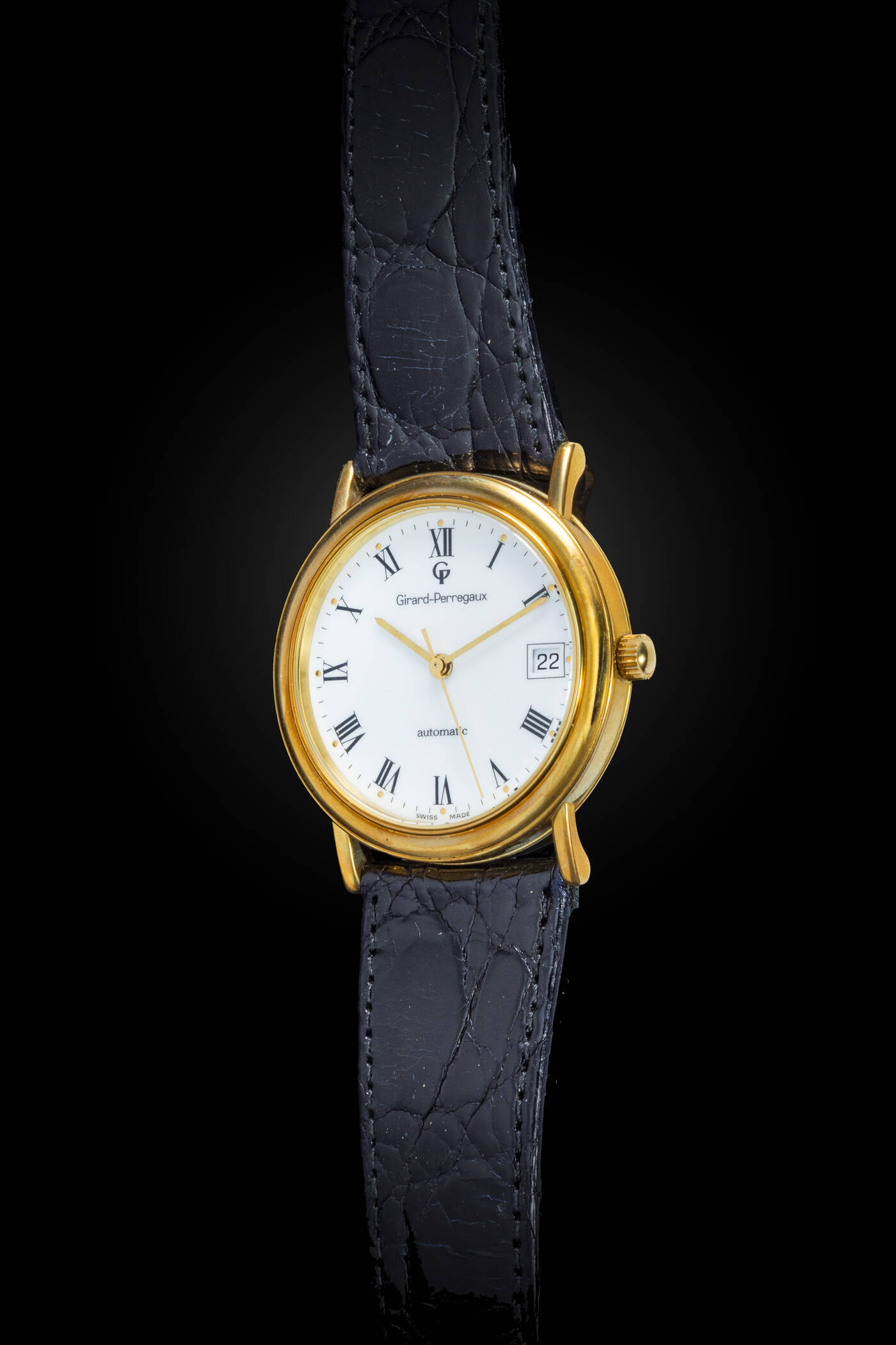 GIRARD PERREGAUX - Mod. 'Date', ref. 47990, anni '90