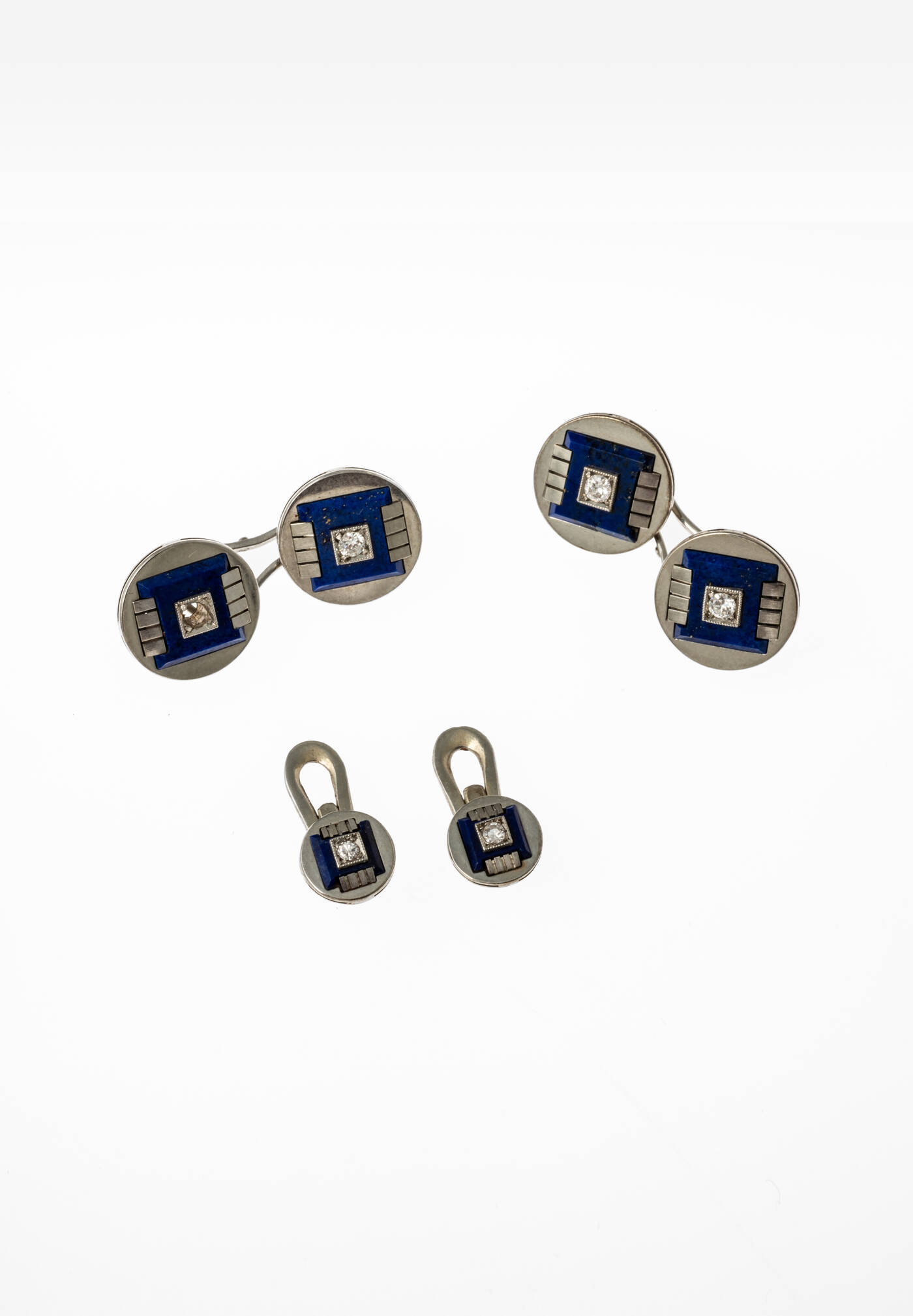 COPPIA DI GEMELLI E BOTTONI DA SPARATO