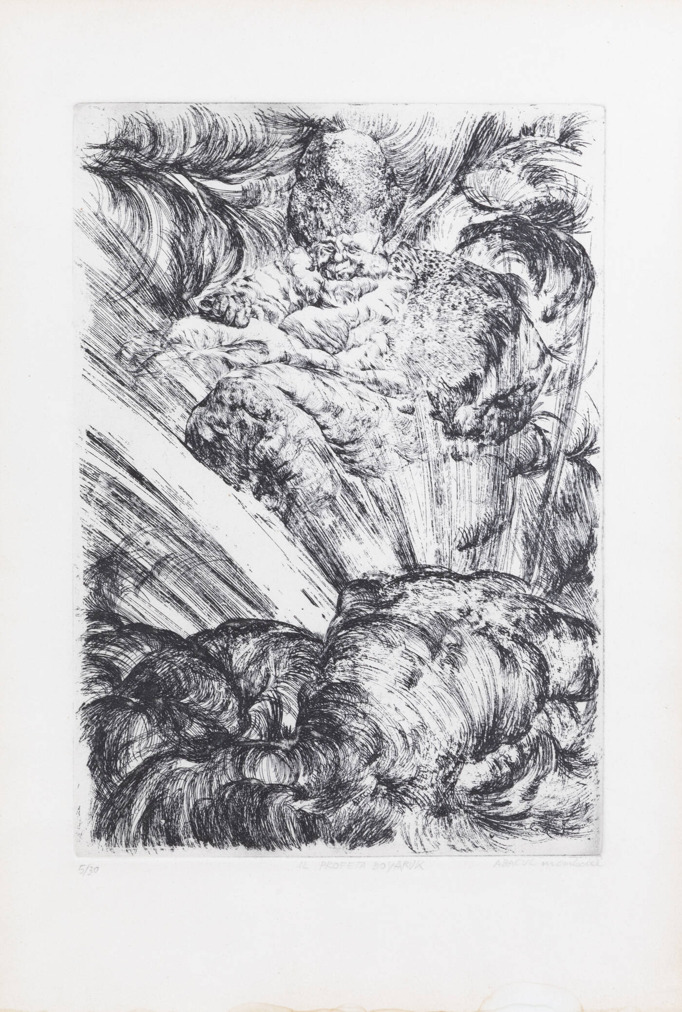 ABACUC (Silvano Gilardi) - 'Il profeta Boyaruk' MCMLXIII (1963)