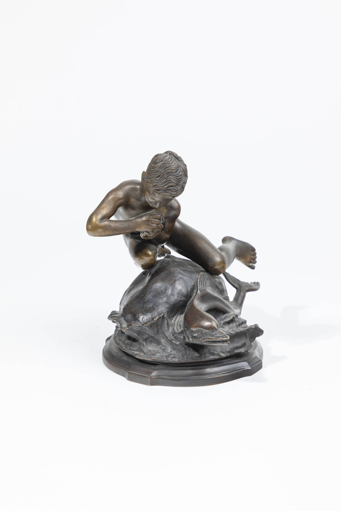 VINCENZO GEMITO - 'Fanciullo con delfino'