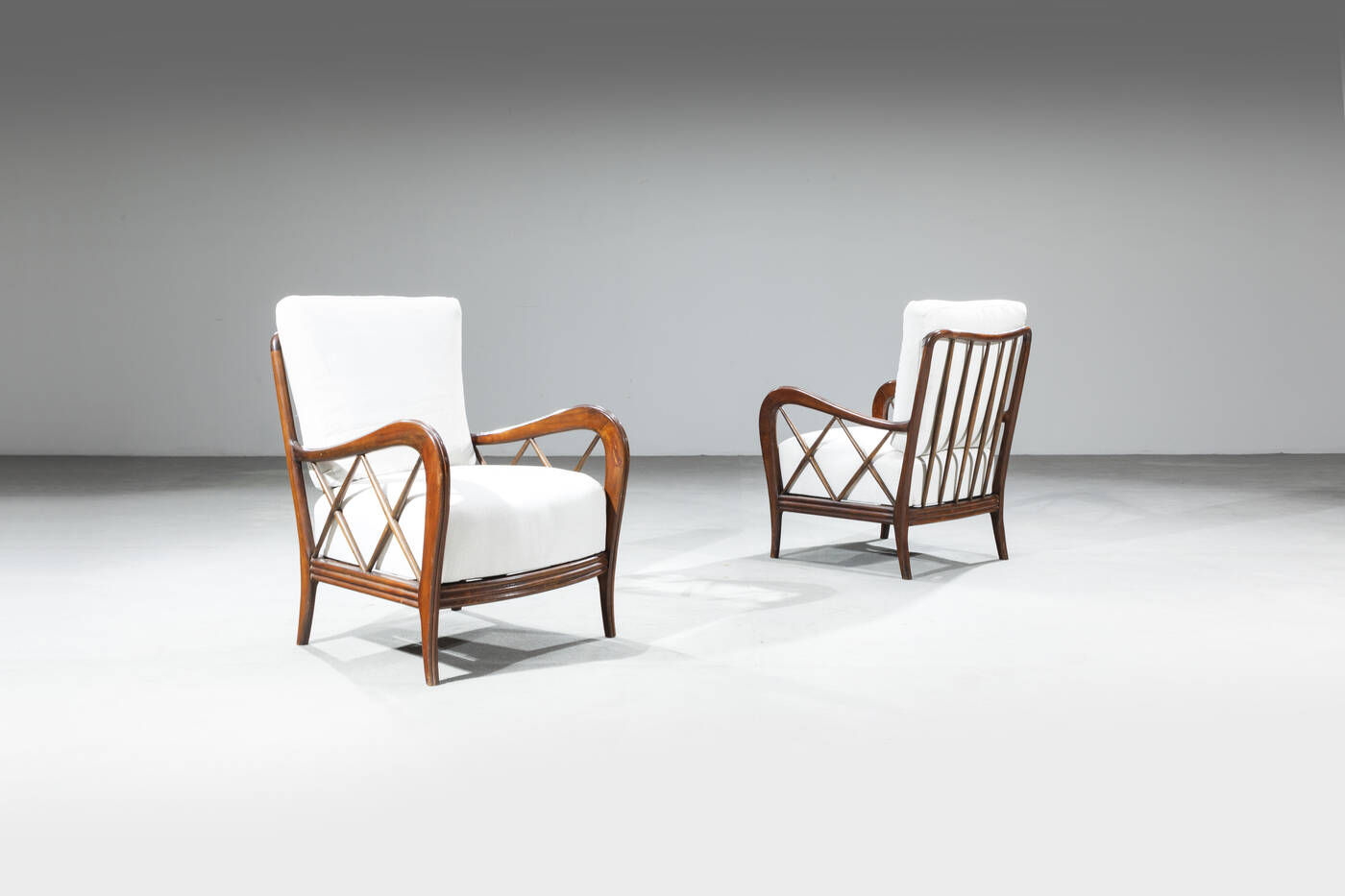 PAOLO BUFFA, nello stile di - Coppia di poltrone