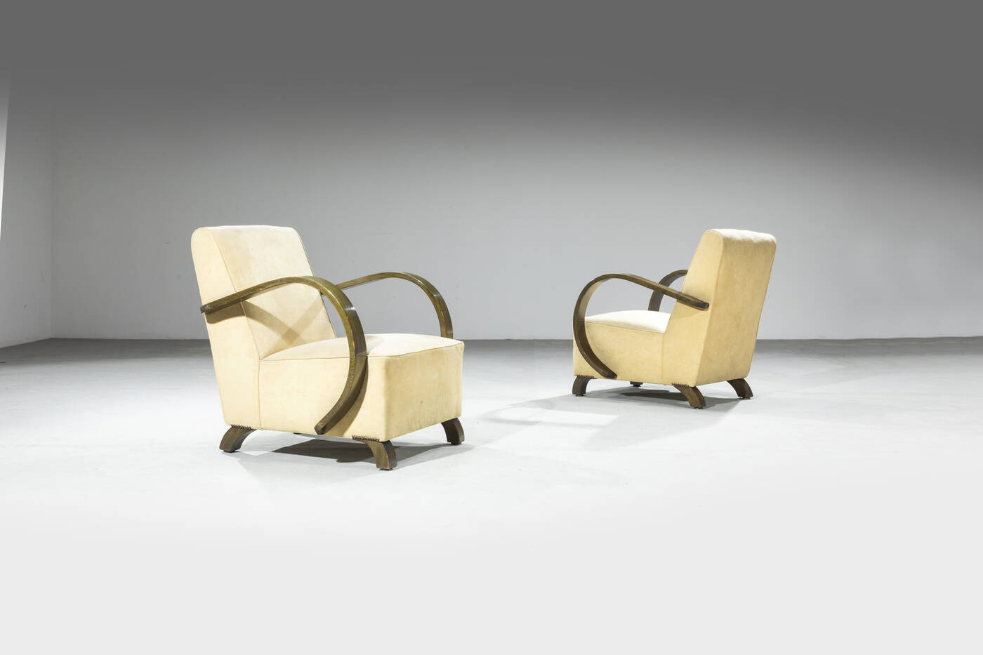 VITTORIO VALABREGA - Coppia di poltrone 