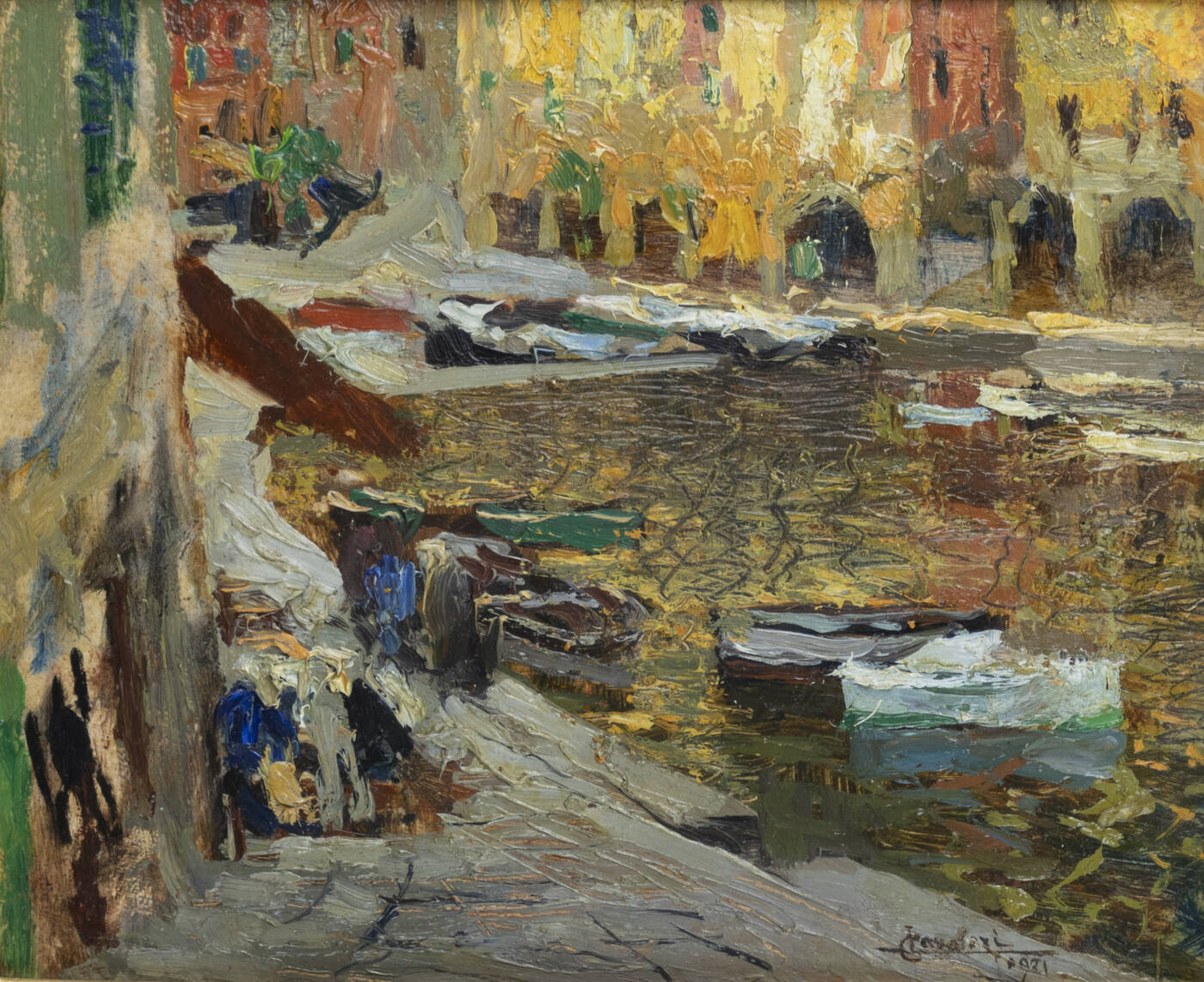LODOVICO CAVALERI - 'Portofino mare' agosto 1921