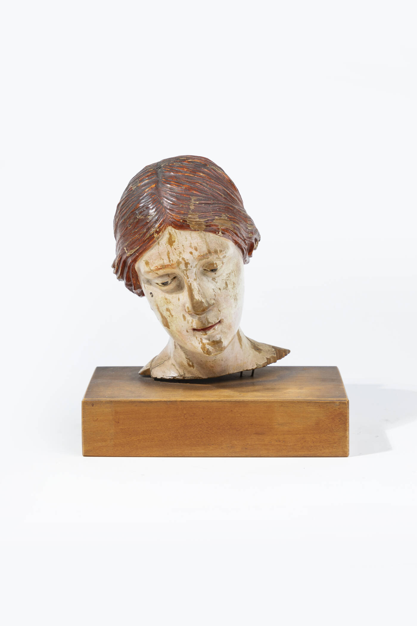 SCULTORE ANONIMO - 'Testa femminile', Spagna XVIII secolo