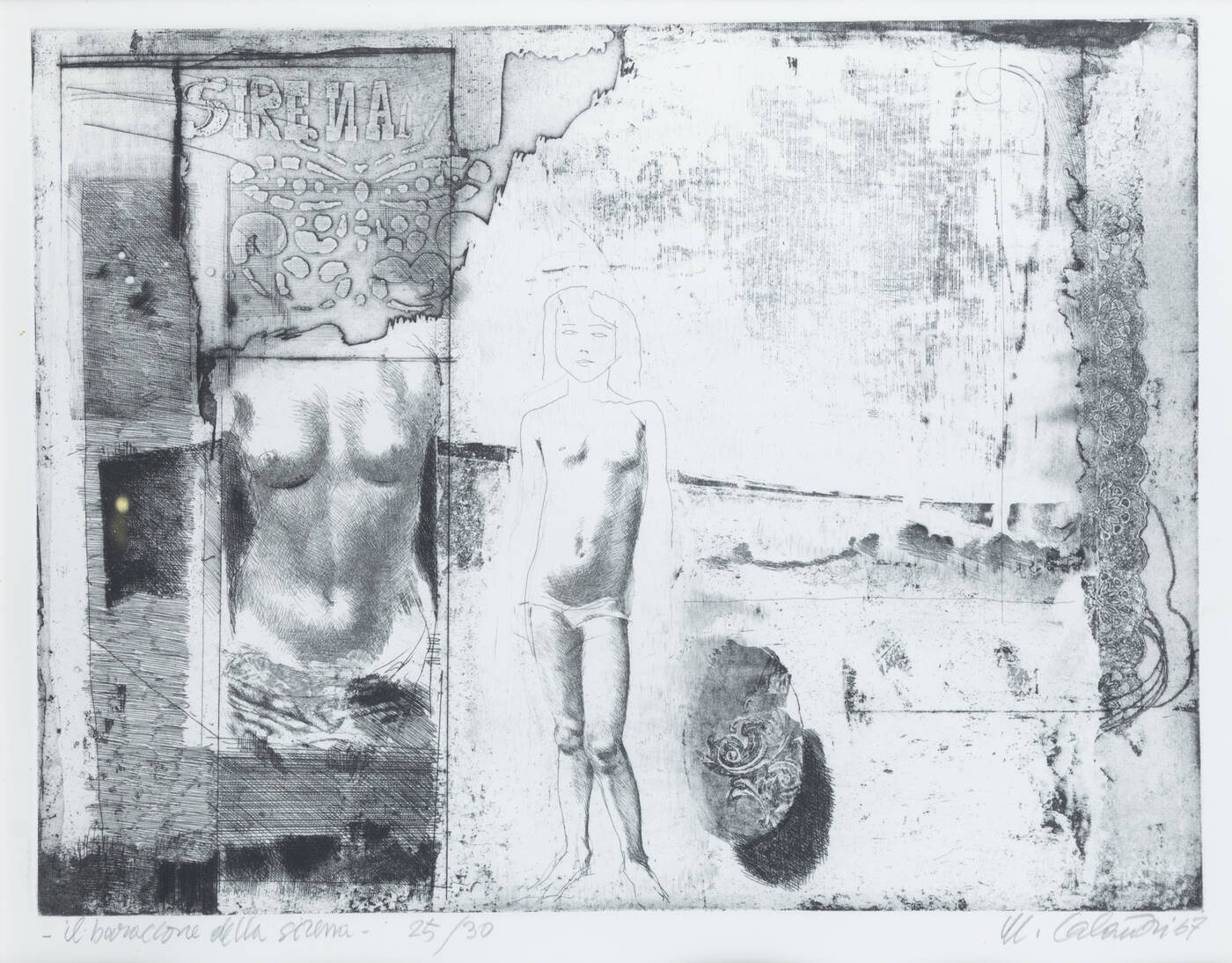 MARIO CALANDRI - 'Il baraccone della sirena' 1967