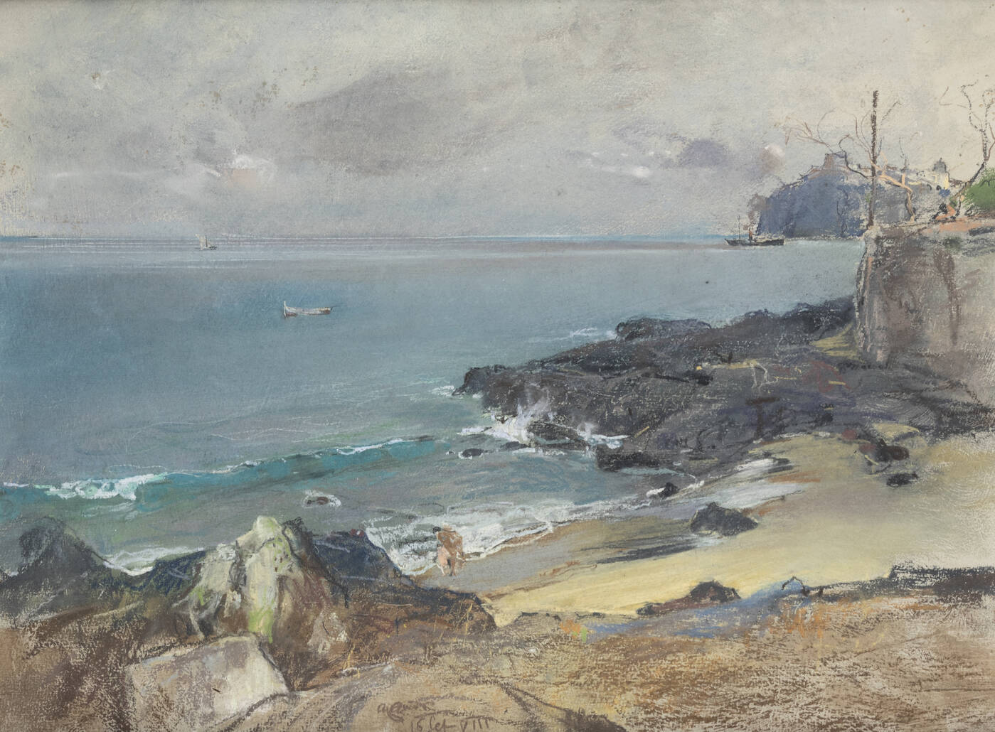 GIUSEPPE CASCIARO - 'Mare di Capri' 16 settembre VIII (1929)<br>