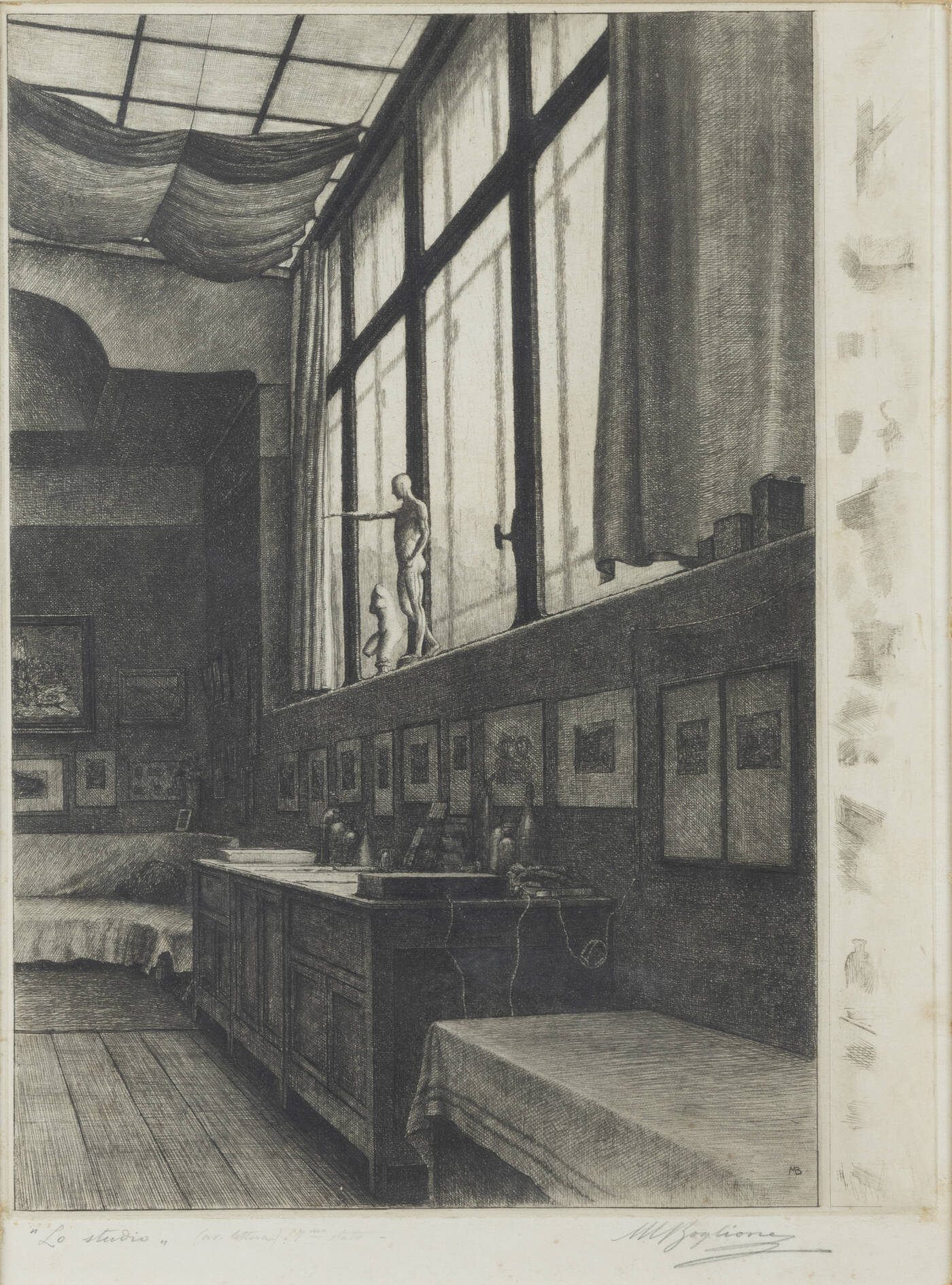 MARCELLO BOGLIONE - 'Lo studio'