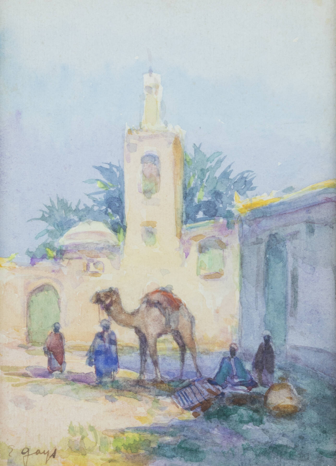 EUGENIO GAYS - 'Paesaggio orientale'