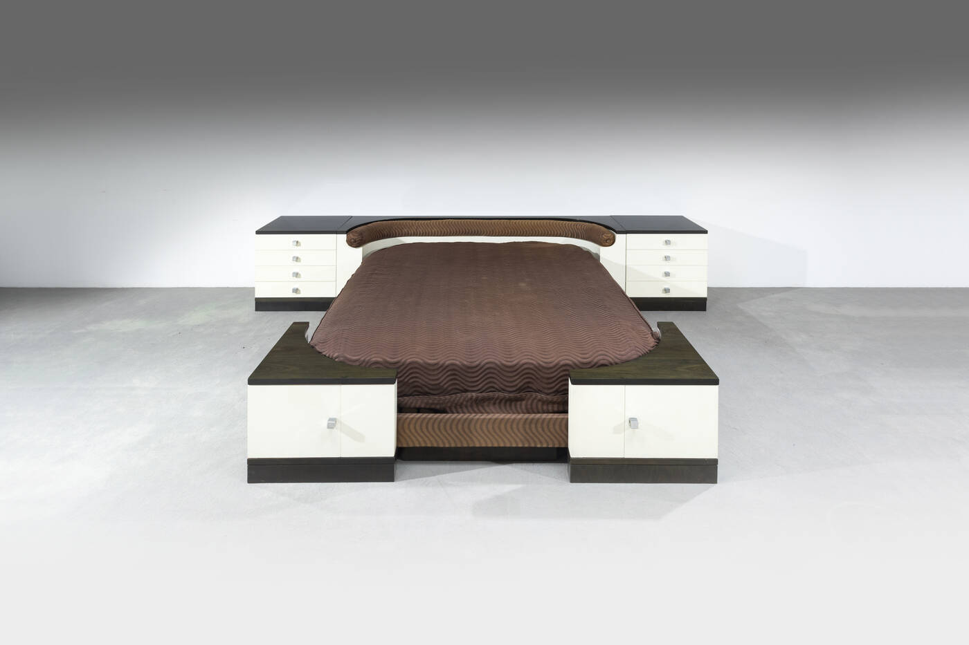 ICO PARISI - Letto e comodini della serie 540