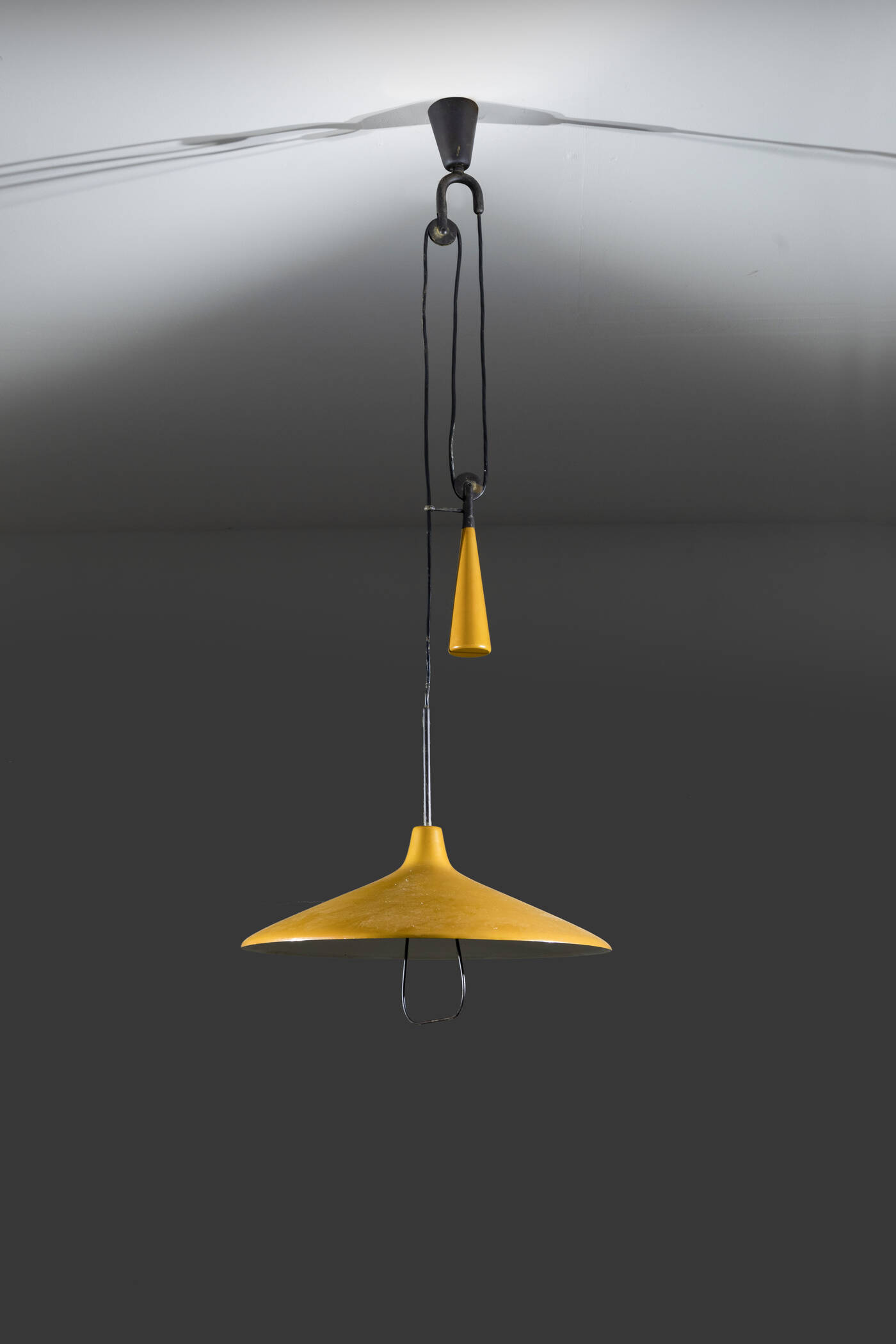 ANGELO LELII - Lampada a sospensione a saliscendi mod. 12126