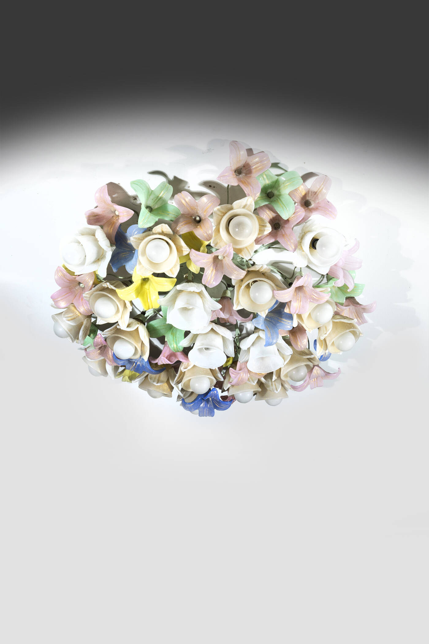 BAROVIER & TOSO - Lampada a sospensione ad elementi floreali