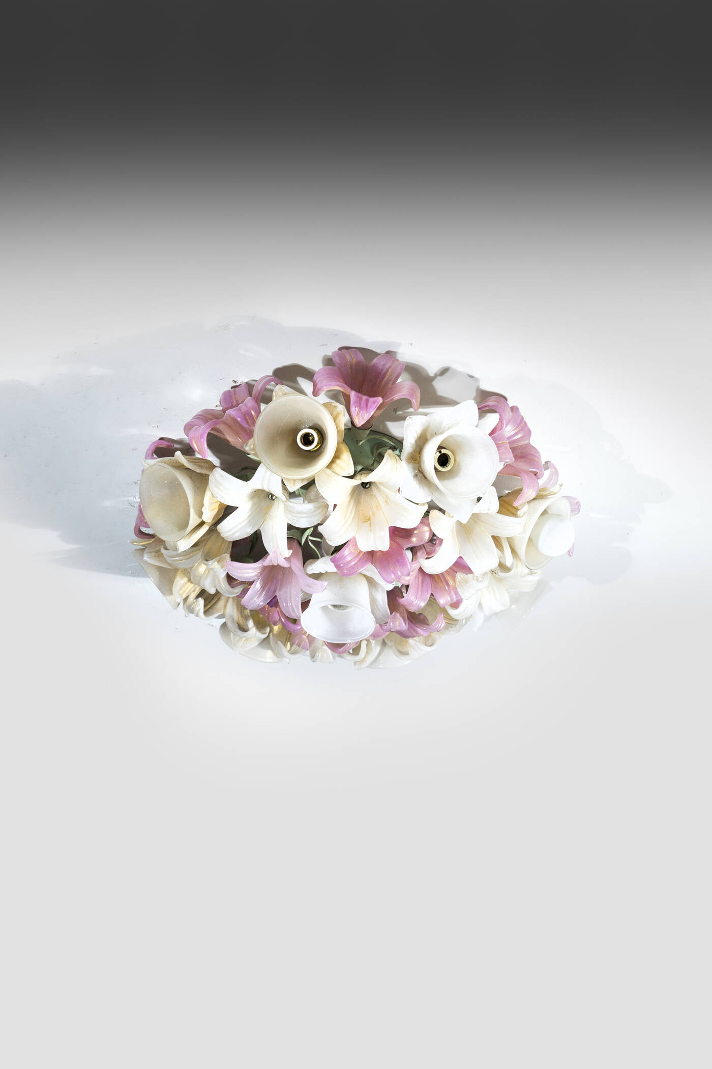 BAROVIER & TOSO - Lampada a sospensione ad elementi floreali BAROVIER & TOSO - Lampada a sospensione ad elementi floreali