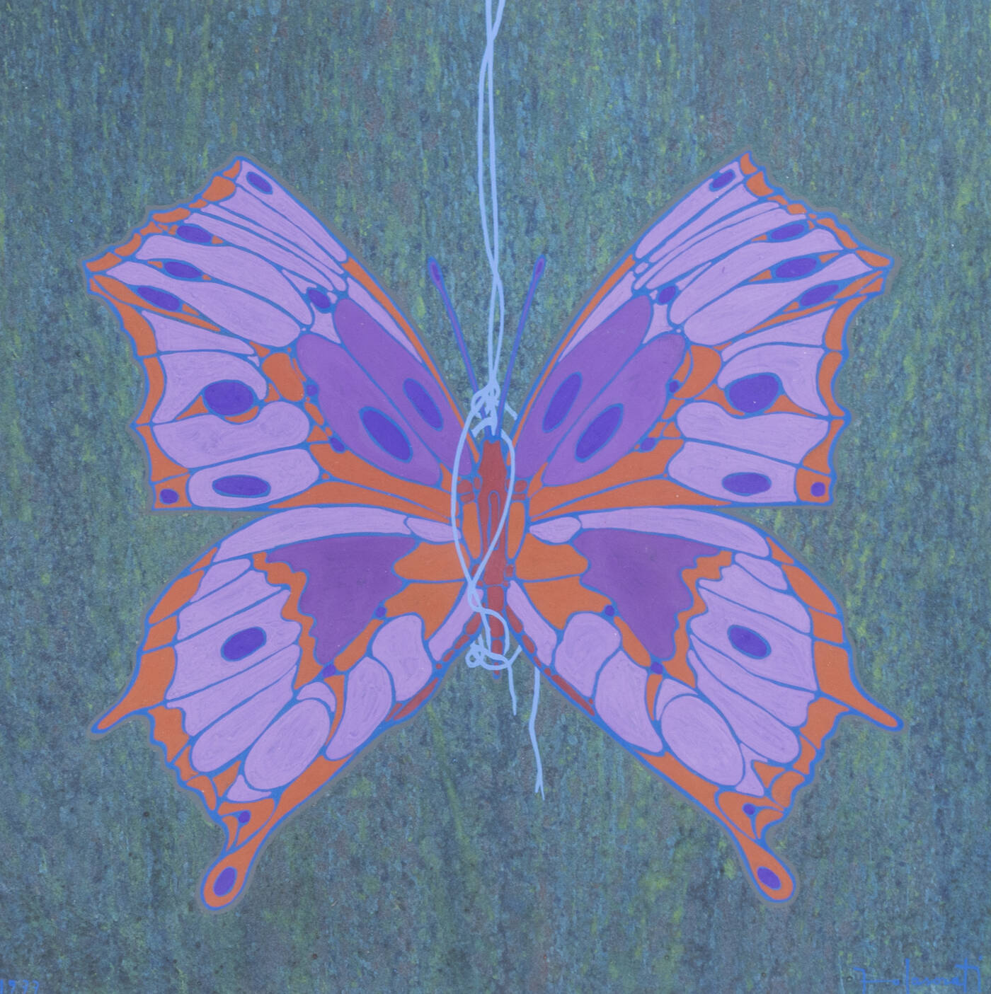 FRANCESCO CASORATI - 'Farfalla prato' 1977