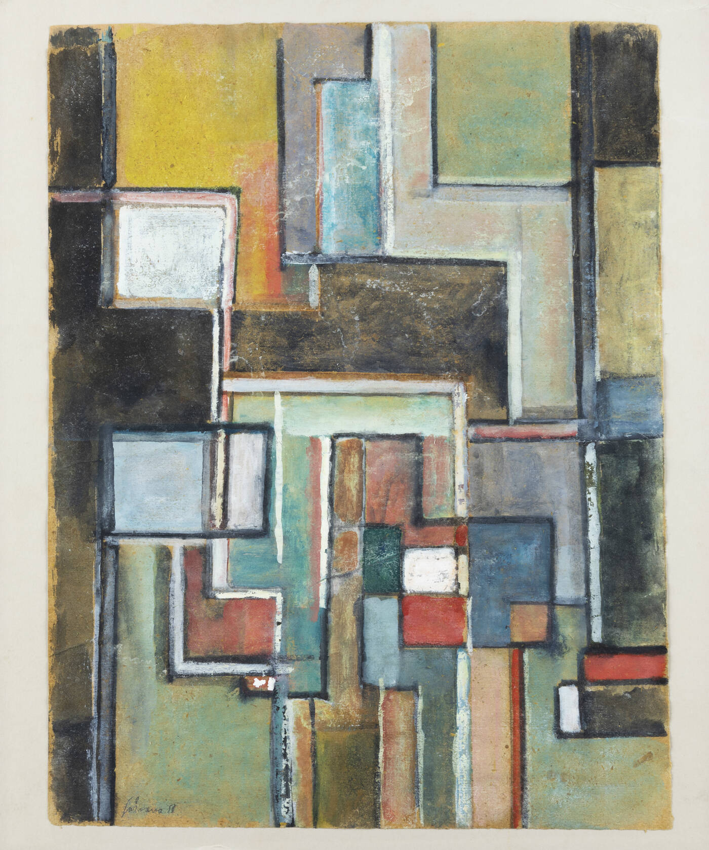 ALBINO GALVANO - 'Composizione' 1958