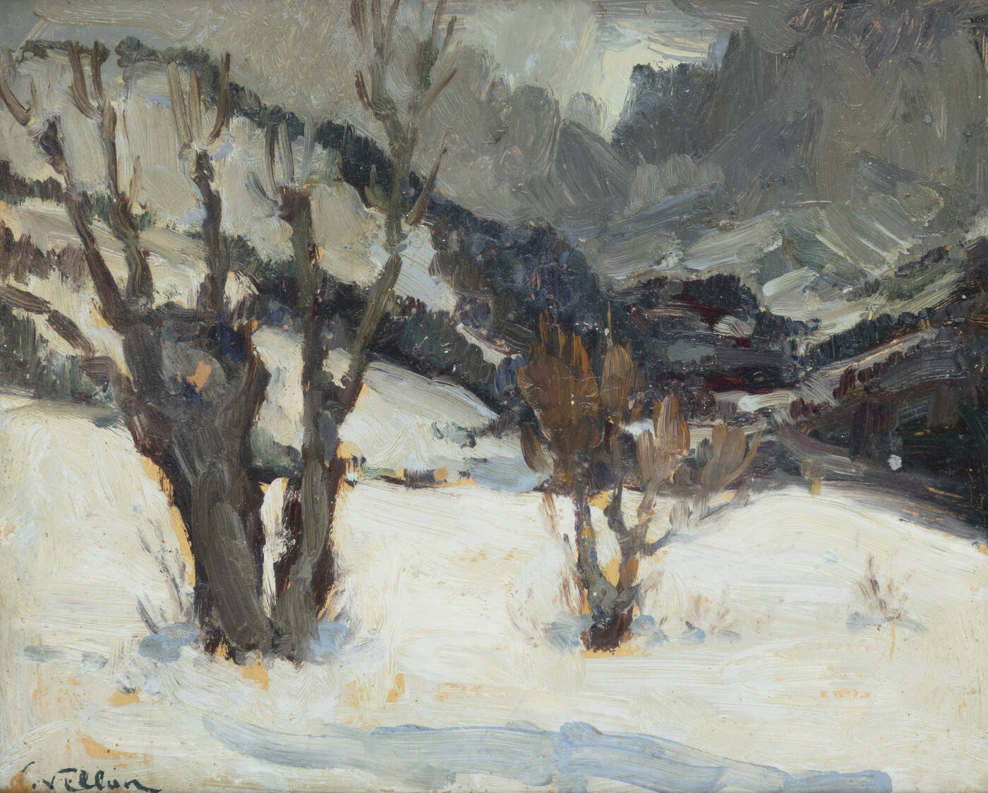 FELICE VELLAN - 'Presso Oulx' 1935