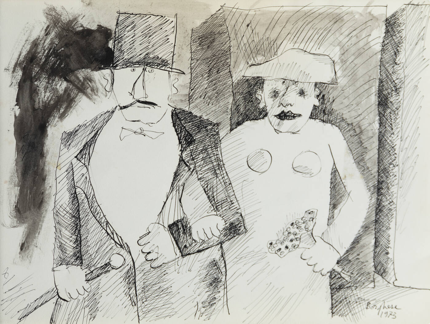 FRANZ BORGHESE - 'Senza titolo' 1973