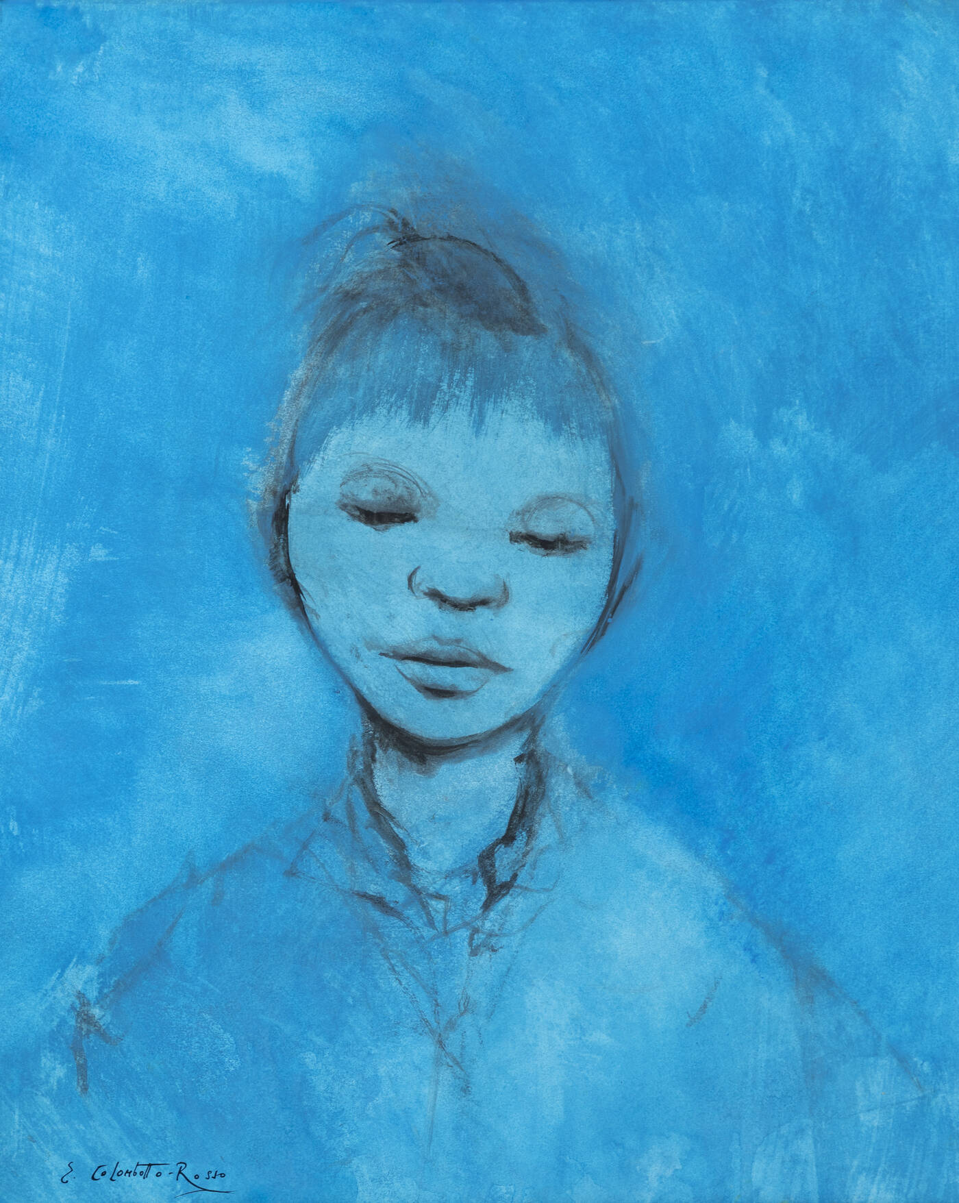 ENRICO COLOMBOTTO ROSSO - 'Volto azzurro'