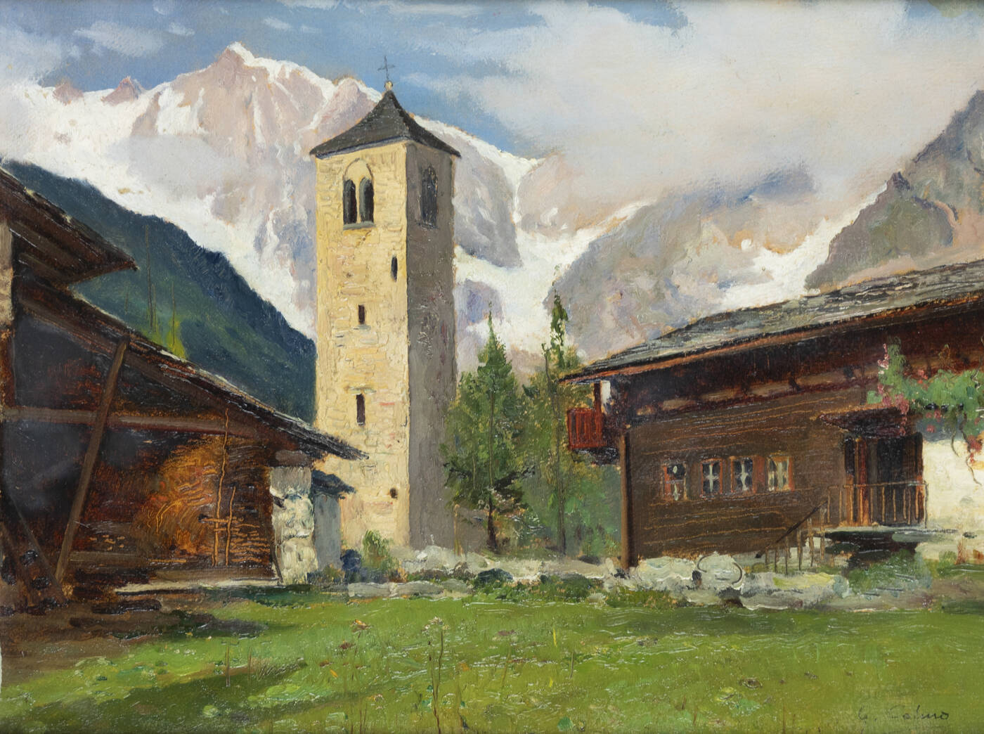 GIOVANNI COLMO - 'Il campanile della Chiesa Vecchia'