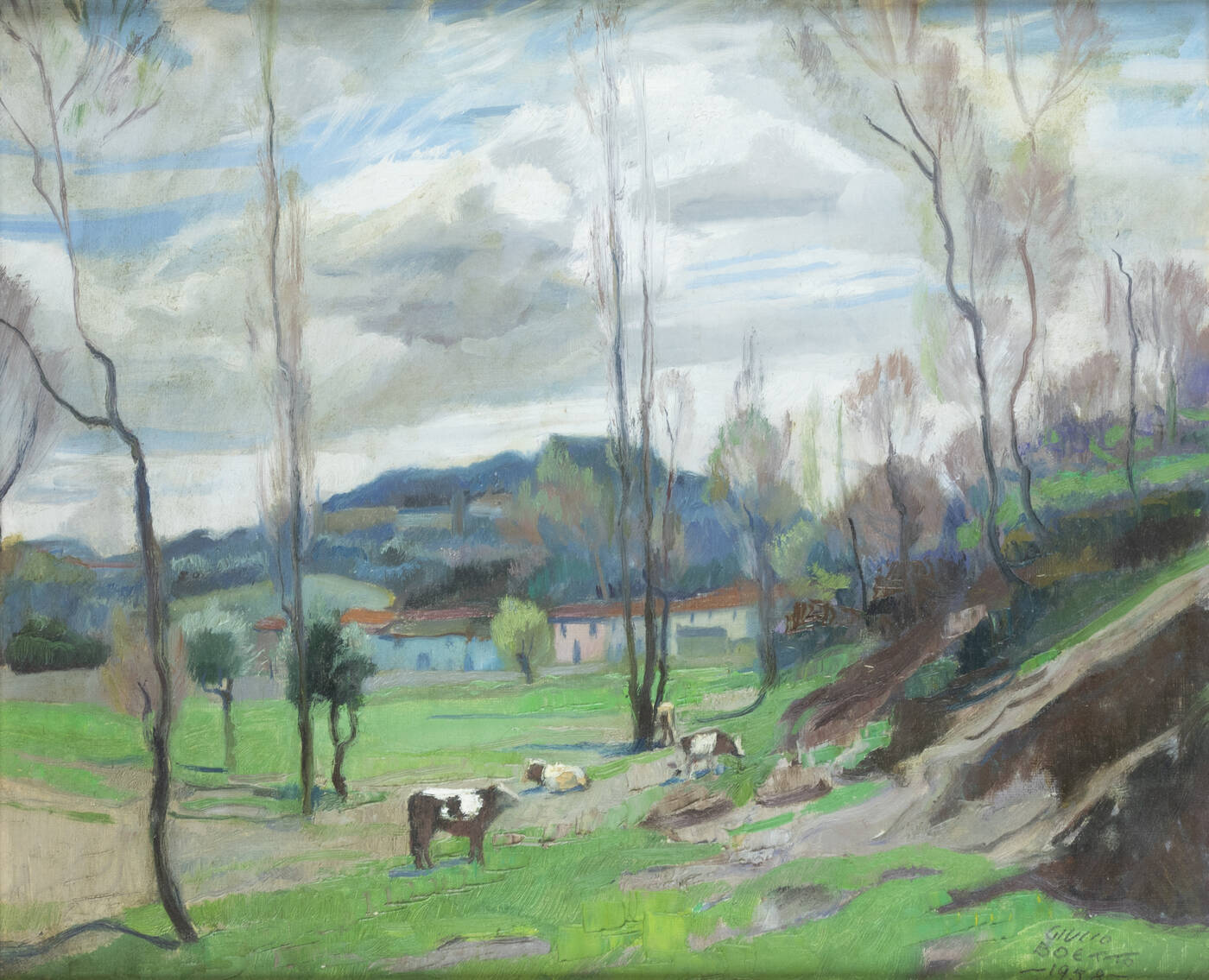 GIULIO BOETTO - 'Paesaggio' 1958