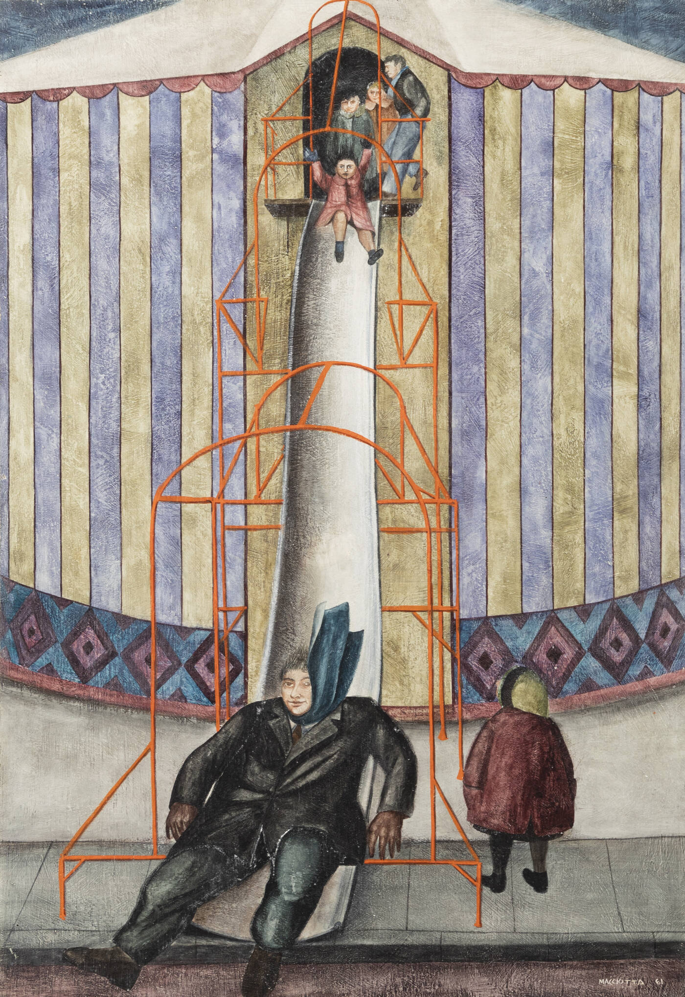 GIOVANNI MACCIOTTA - 'Lo scivolo' 1961