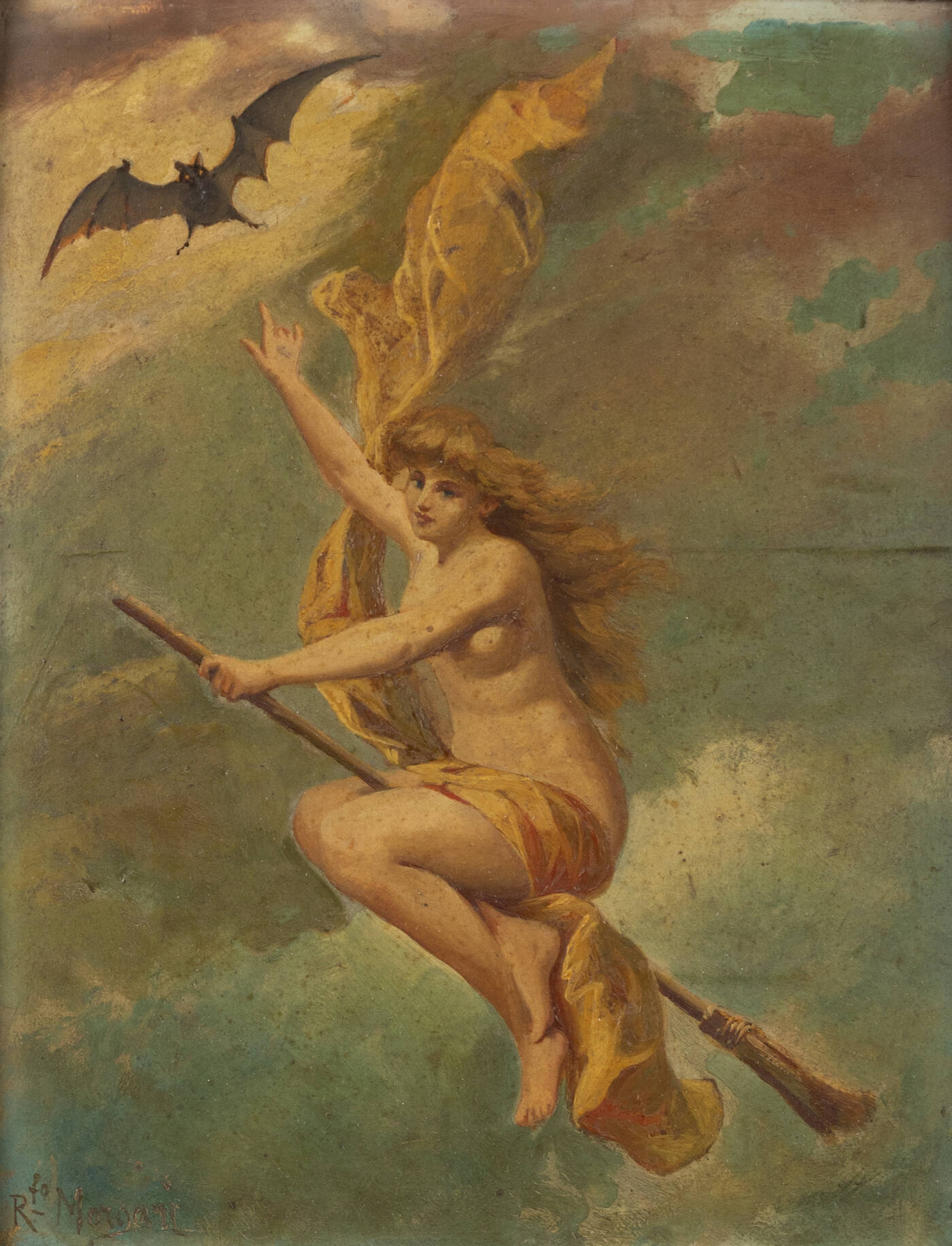 RODOLFO MORGARI - 'Ritorno dal Sabbat.-La strega'