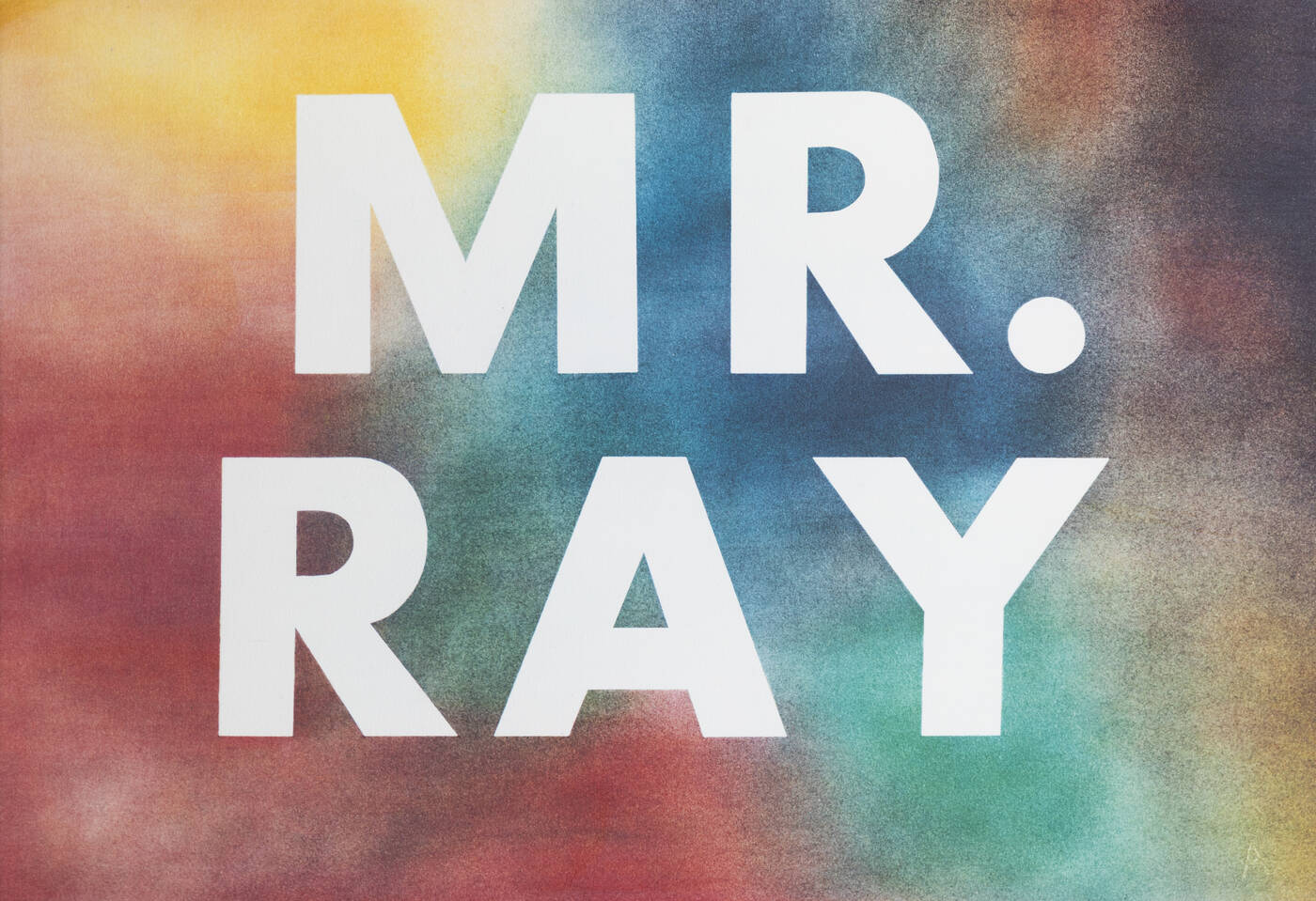 EDWARD RUSCHA - 'Mr. Ray (da Logique Assassine)' (1975)