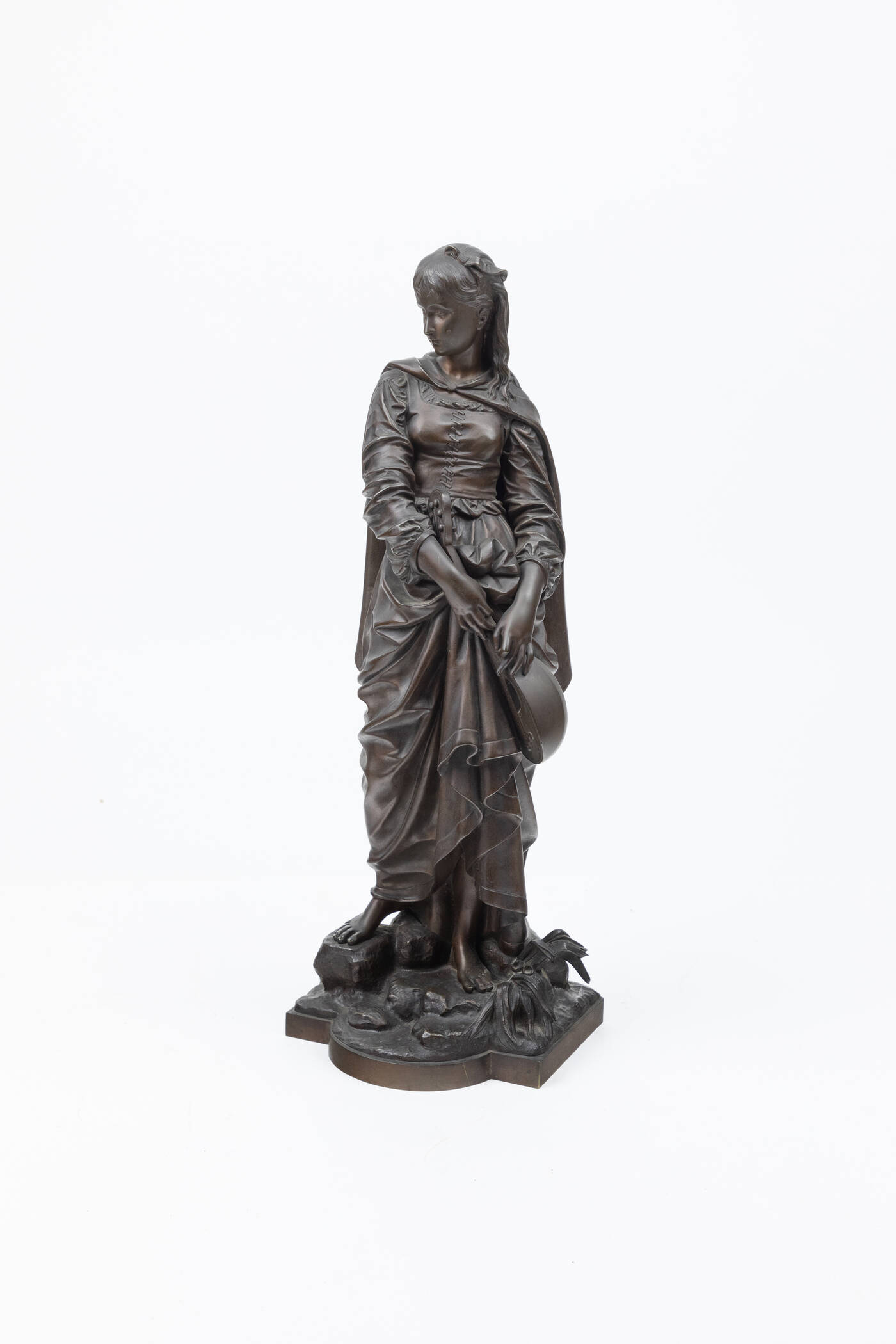 EUTROPE BOURET - 'Jeune femme à la mandoline'