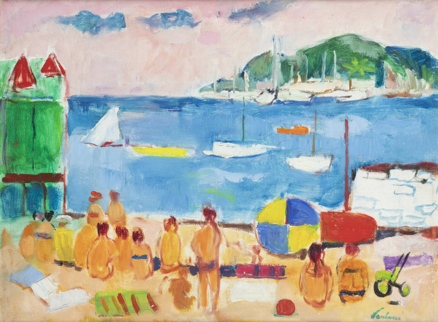 ENRICO PAULUCCI - 'Spiaggia' 1982 