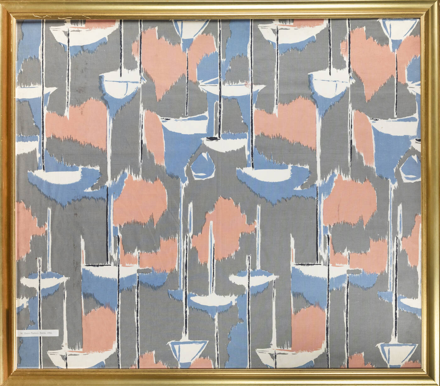 ENRICO PAULUCCI - 'Barche' 1956