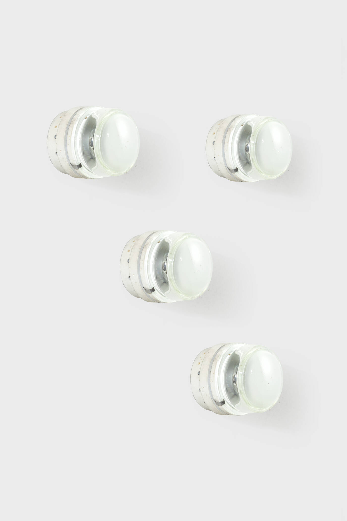 JOE COLOMBO - Quattro appliques mod. Fresnel - 1148