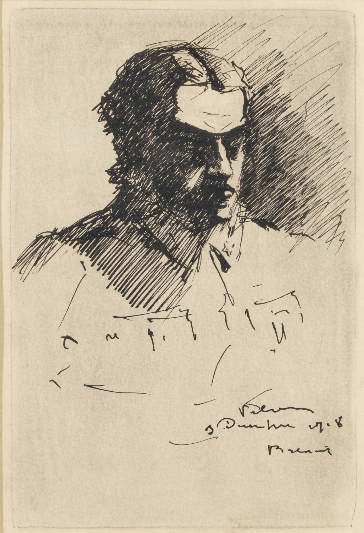 FELICE VELLAN - 'Ritratto' Dicembre 1918