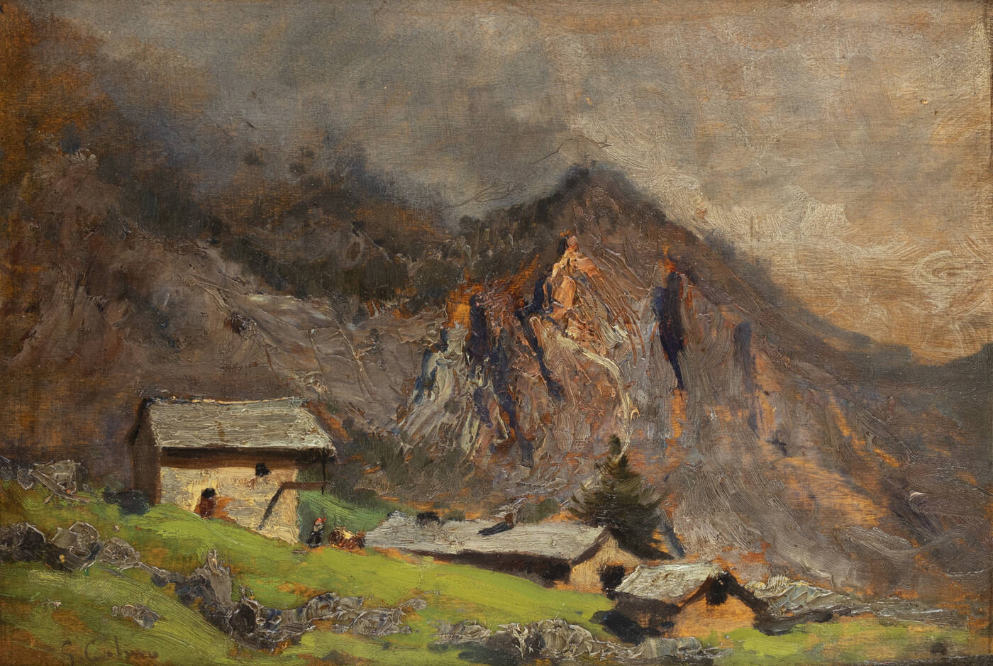 GIOVANNI COLMO - 'Alpe rocciosa'