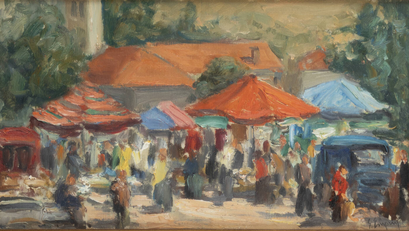 GIULIANO EMPRIN - 'Mercato a Bardonecchia' 23/08/1972