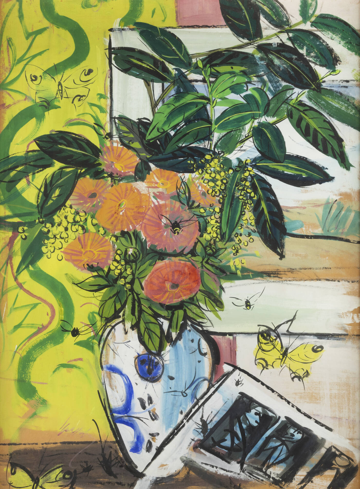 LUIGI SPAZZAPAN - 'Vaso di calendole' 1948-1950