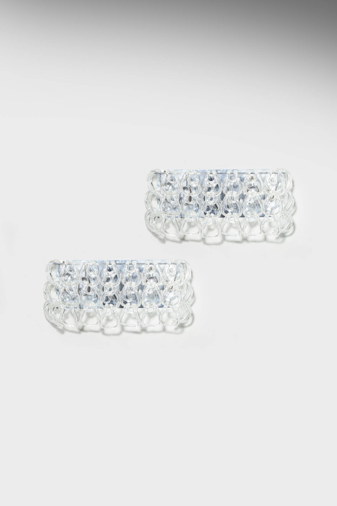 ANGELO MANGIAROTTI - Coppia di appliques mod. Giogali