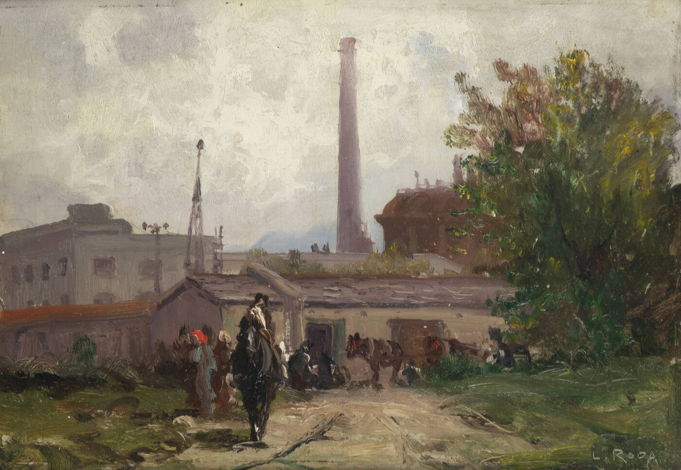 LEONARDO RODA - 'Stabilimento Ansaldo' Aosta 1928