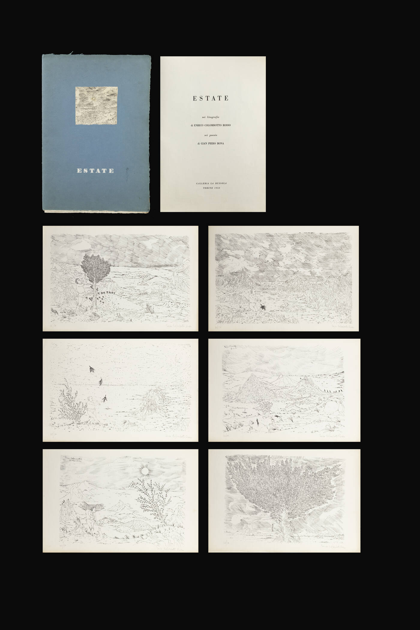 ENRICO COLOMBOTTO ROSSO - 'Estate' 1953